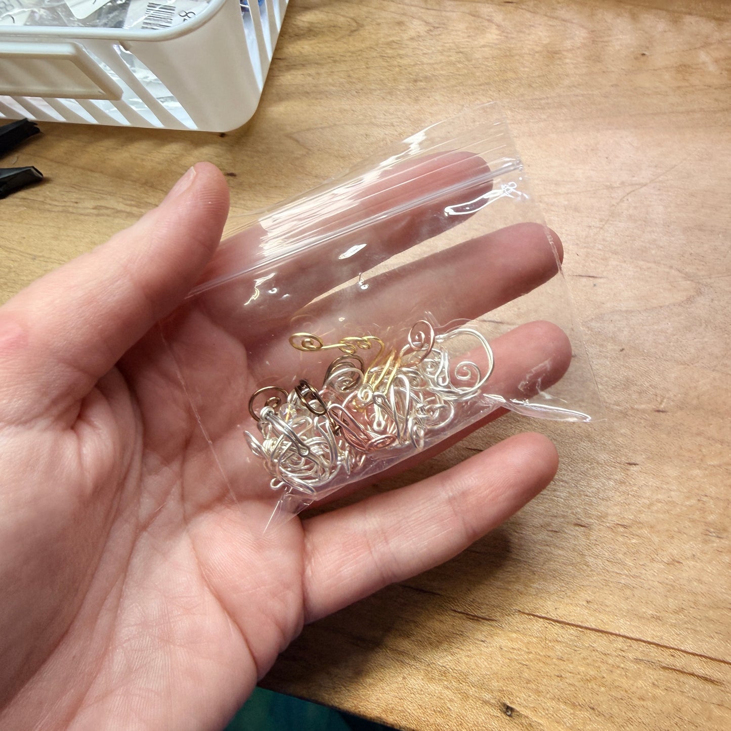 Magpie Rummage Sale - bag of earcuffs