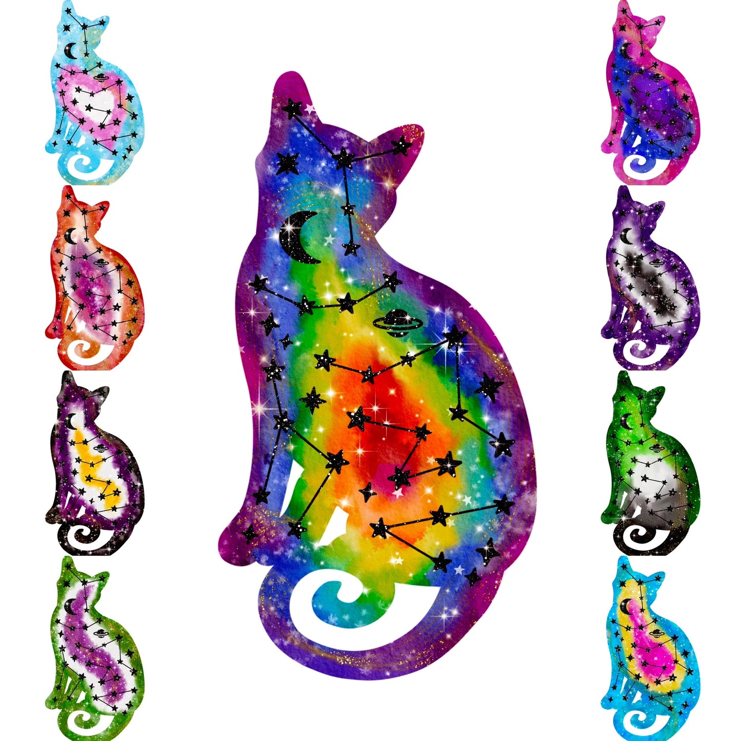 Celestial Kitty Art Prints