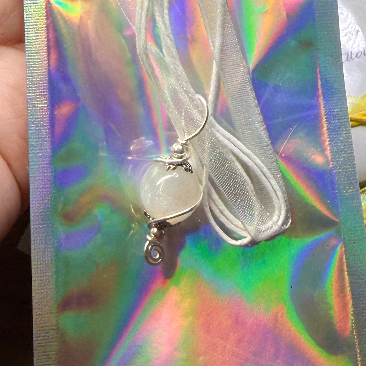 Magpie Rummage Sale - Starlight Pendant - white