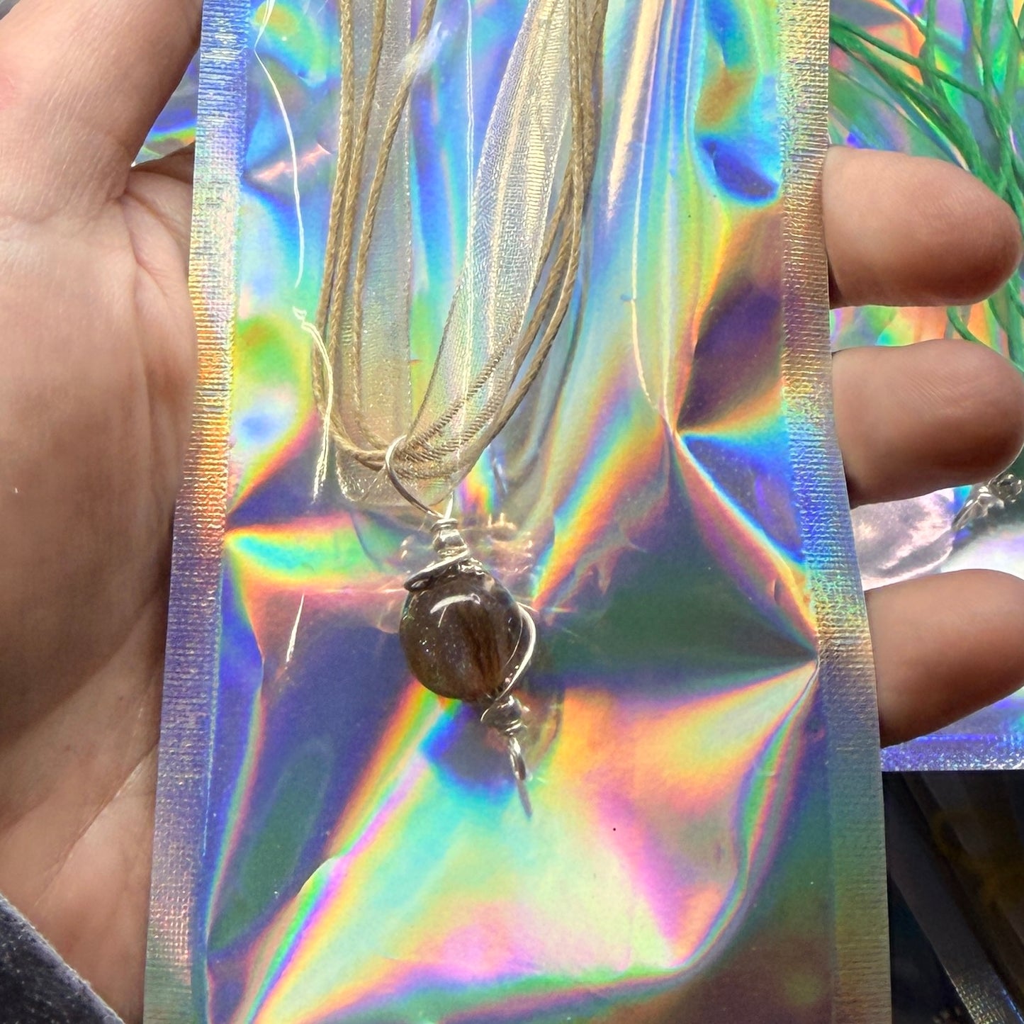 Magpie Rummage Sale - Starlight Pendant - brown
