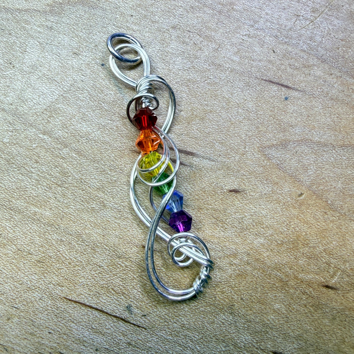 Magpie Rummage Sale - rainbow Pride pendant