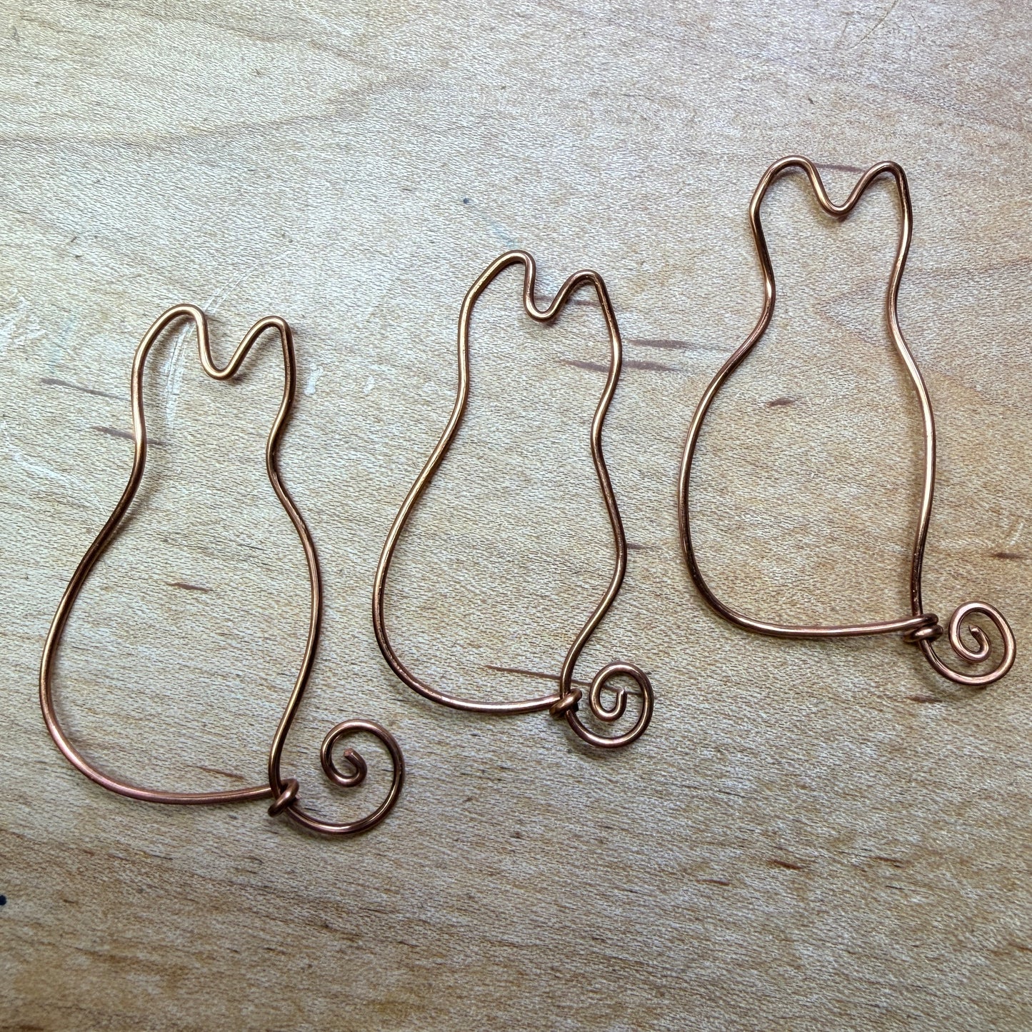 Magpie Rummage Sale - bag of cats (antiqued copper)