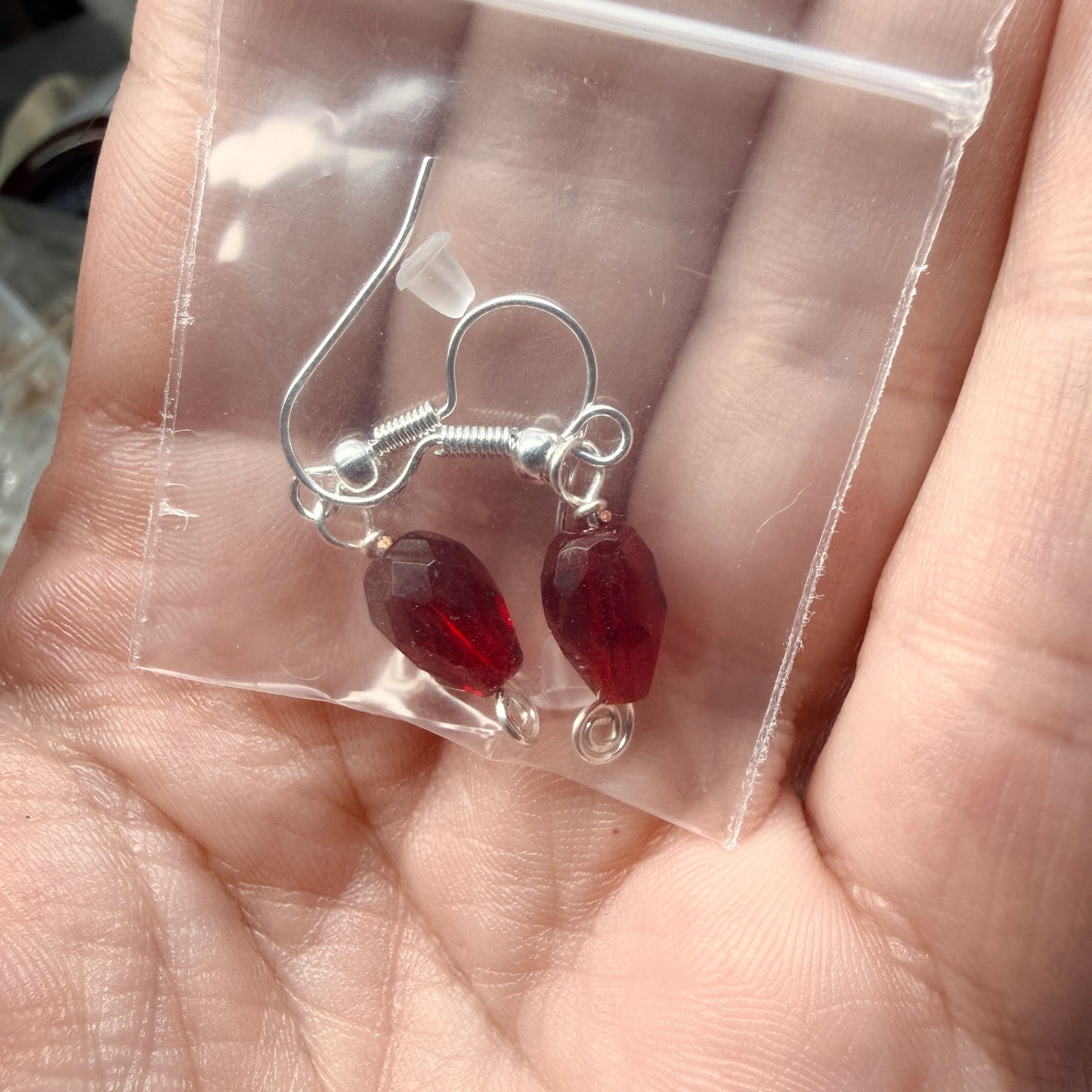 Magpie Rummage Sale - red teardrops