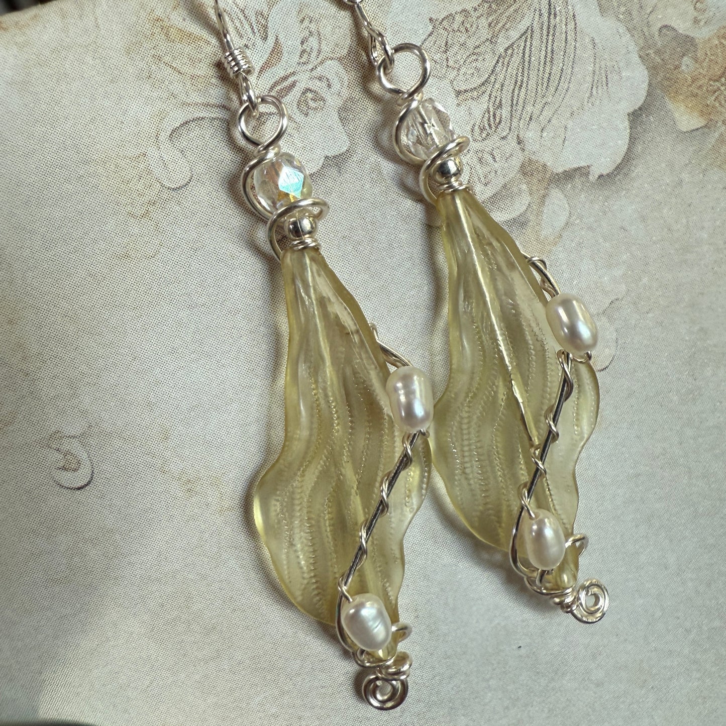 on the turning tide - kelp earrings