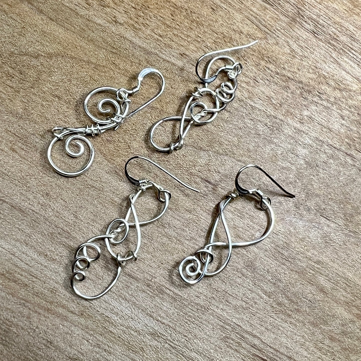 Wire Earring Quartet
