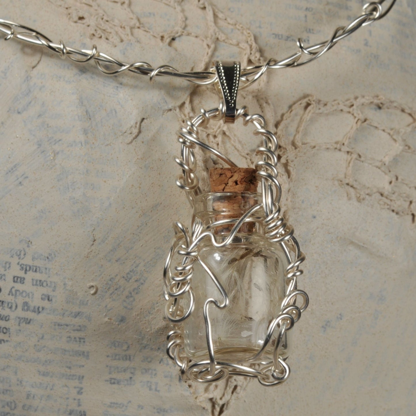 RESERVED - dandelion seed jar