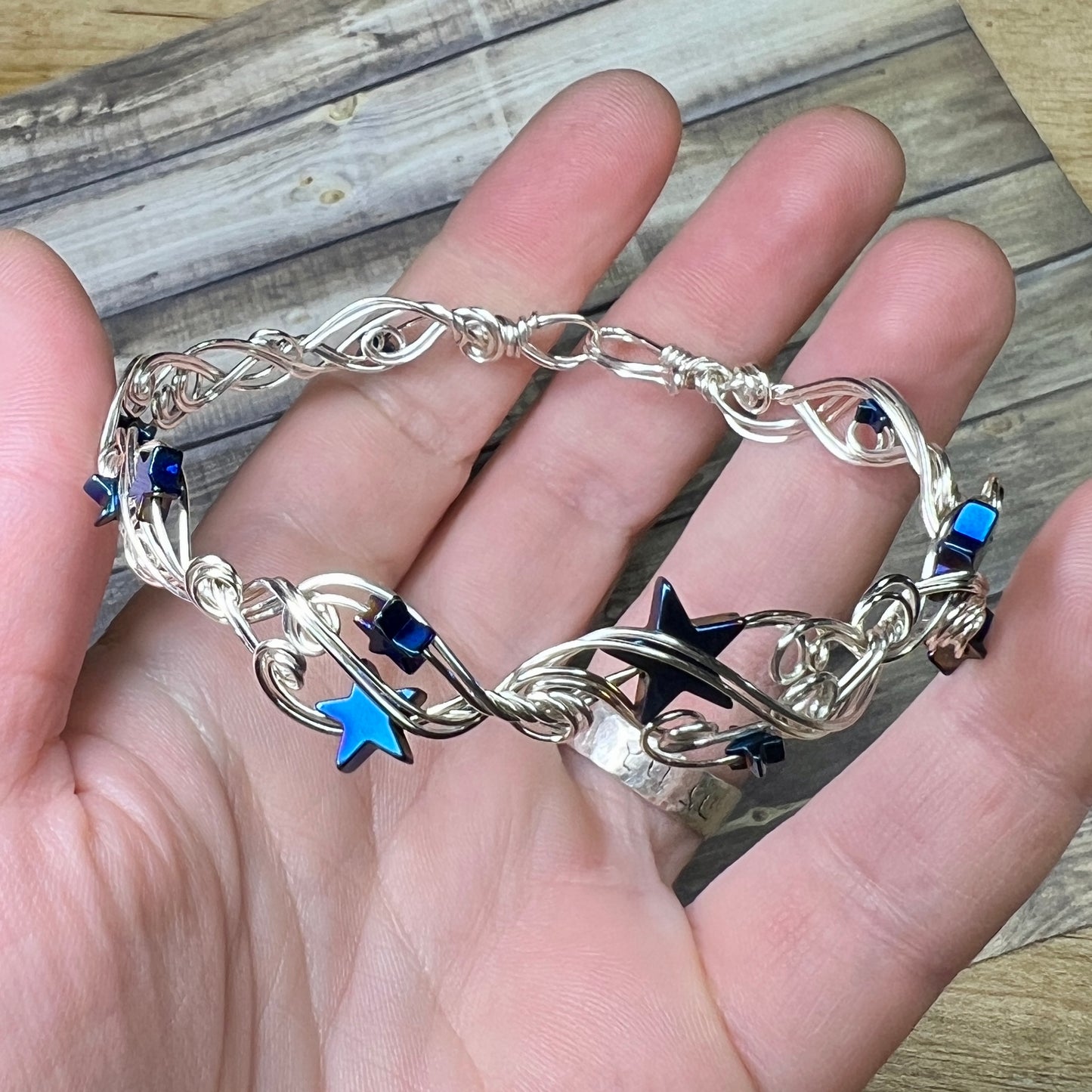 Blue Skylit Bracelet
