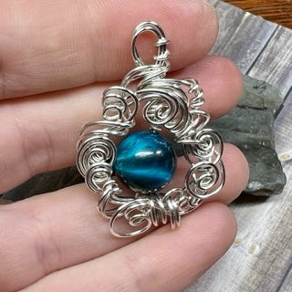 Custom for Kelsey - Lagoon pendant
