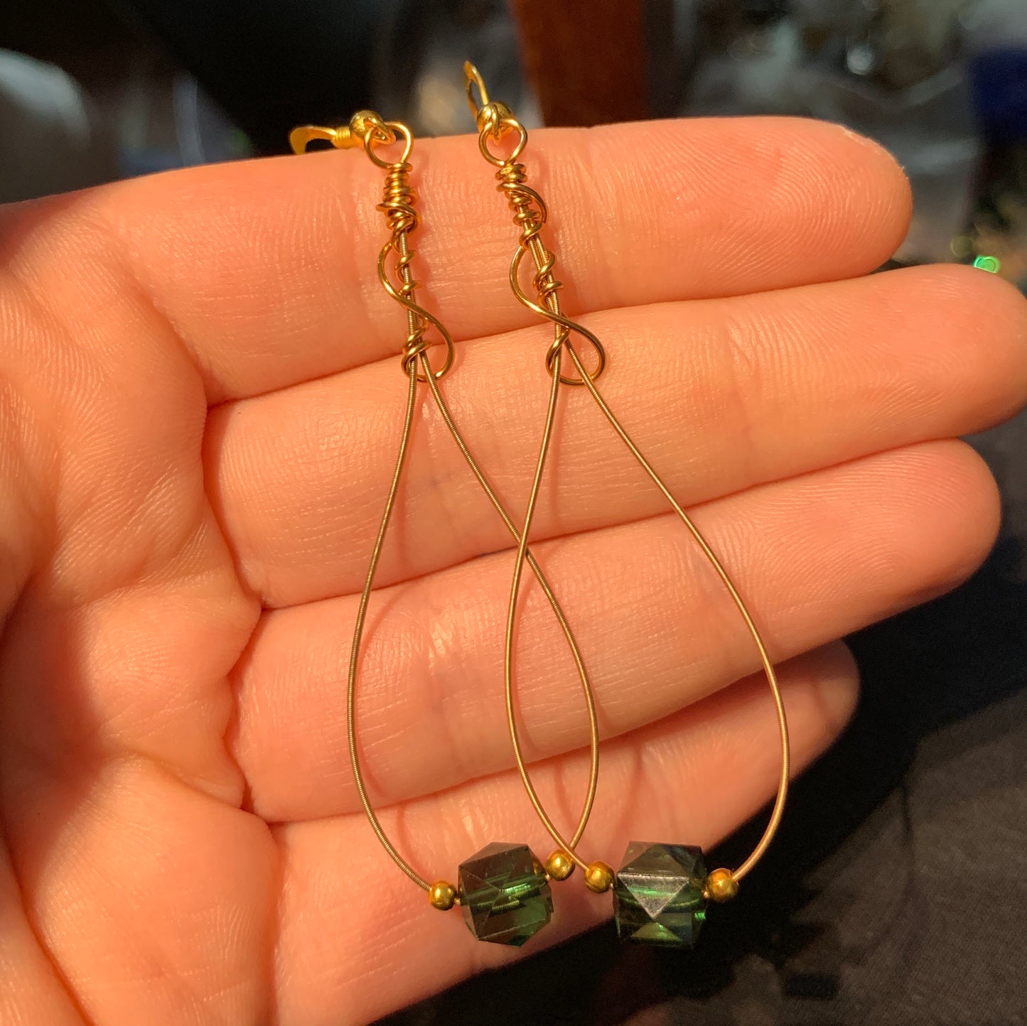 Guitar String Earrings