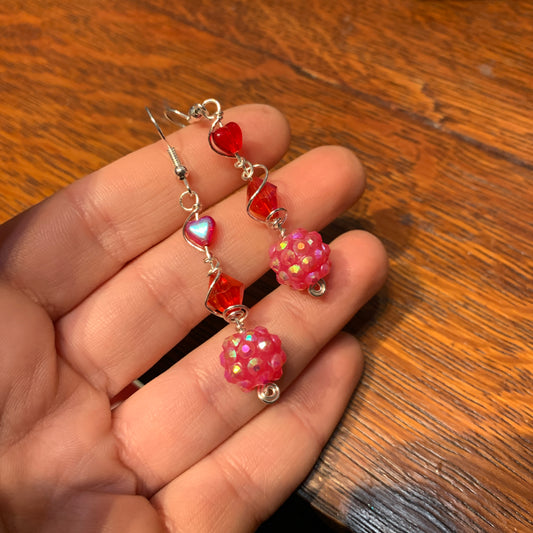 Tiny Evil Genius Earrings: Valentine’s Day
