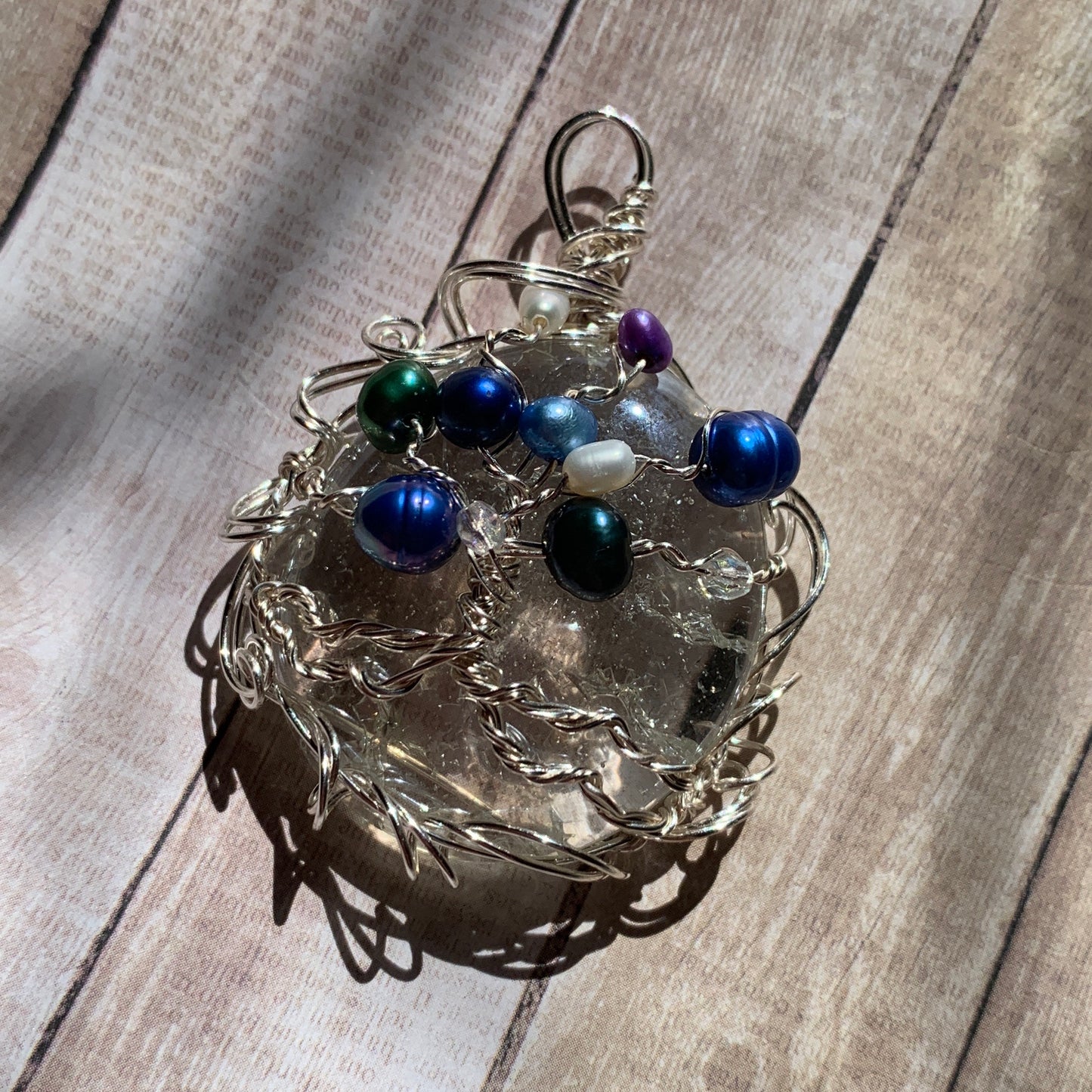 Depths of Winter - blue/purple/teal