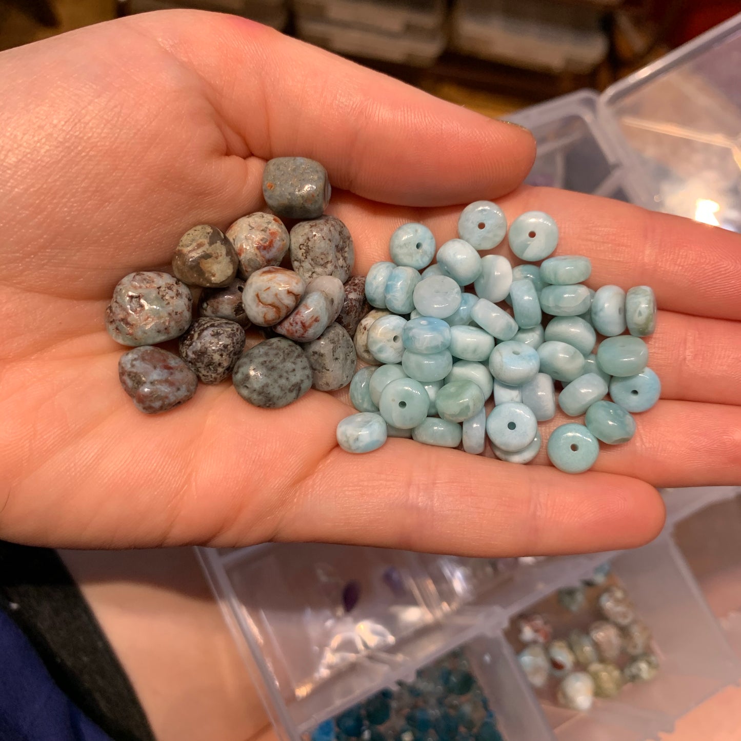 July 2020 Pretty Rocks Club - Larimar