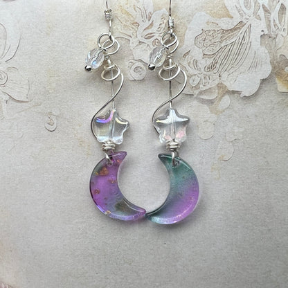 Aurora Moon earrings