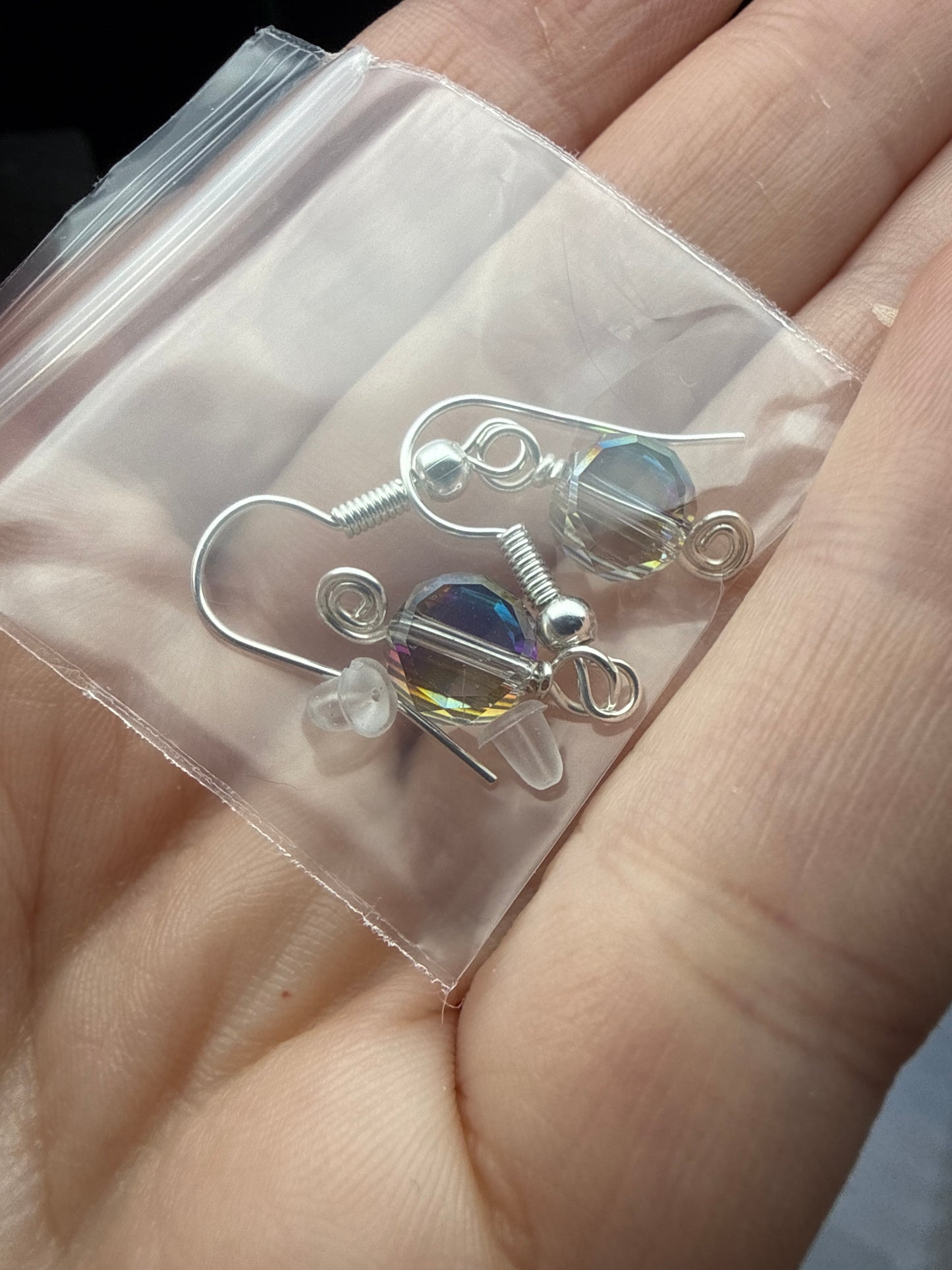 Magpie Rummage Sale - tricksy glass earrings