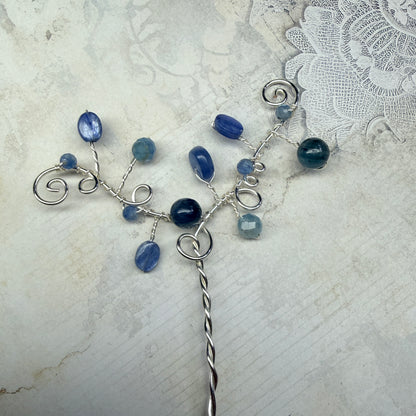 Hair ornament - blue