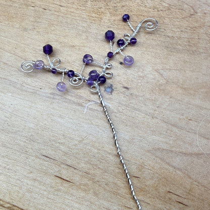 Hair ornament - purple