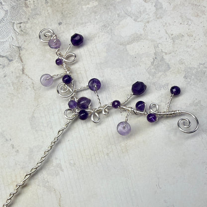 Hair ornament - purple