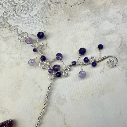 Hair ornament - purple