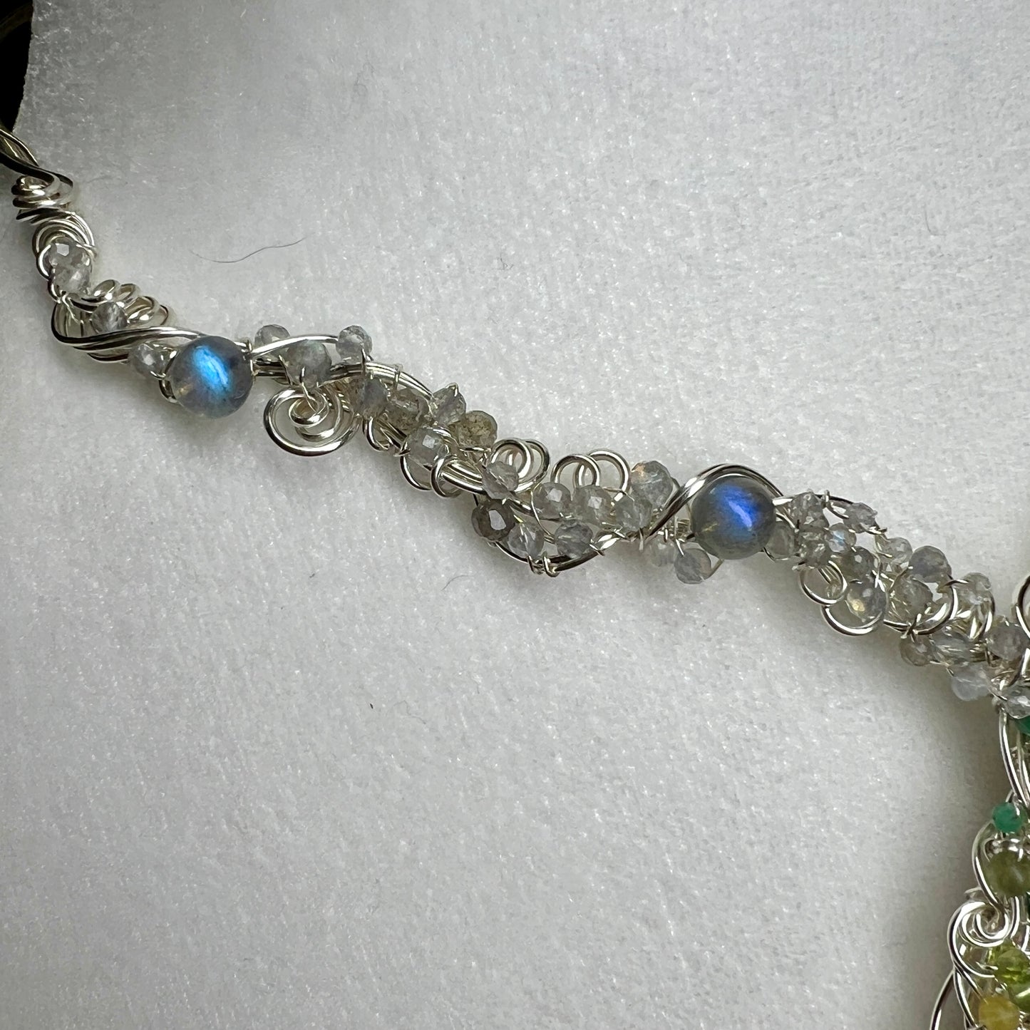 The Glorious Rainbow Labradorite Necklace