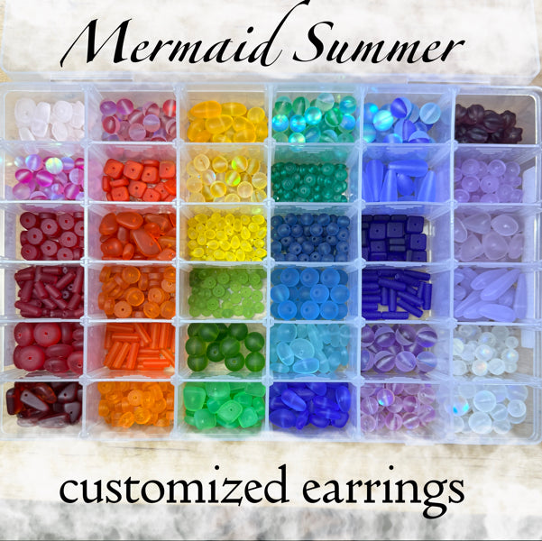 Mermaid Summer - customized earrings