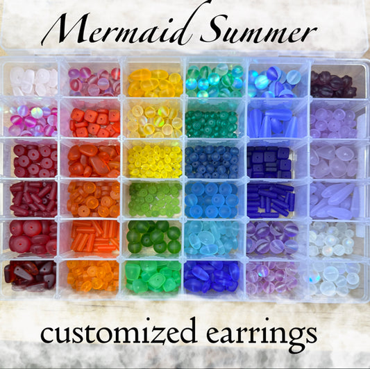 Mermaid Summer - customized earrings