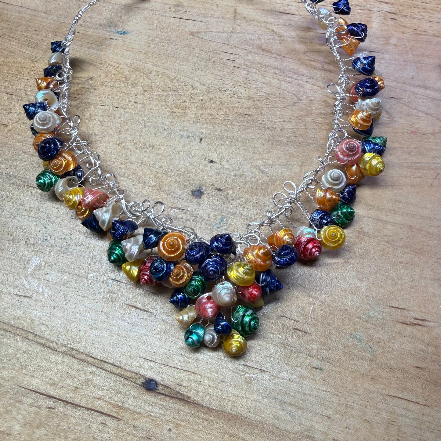 Custom cascade necklace