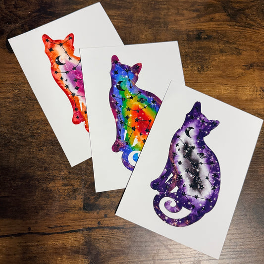 Celestial Kitty Art Prints
