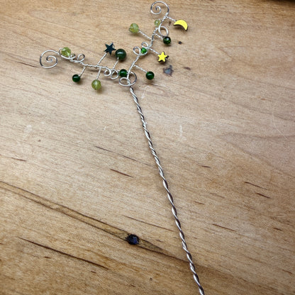 Hair ornament - green