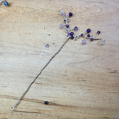 Hair ornament - purple