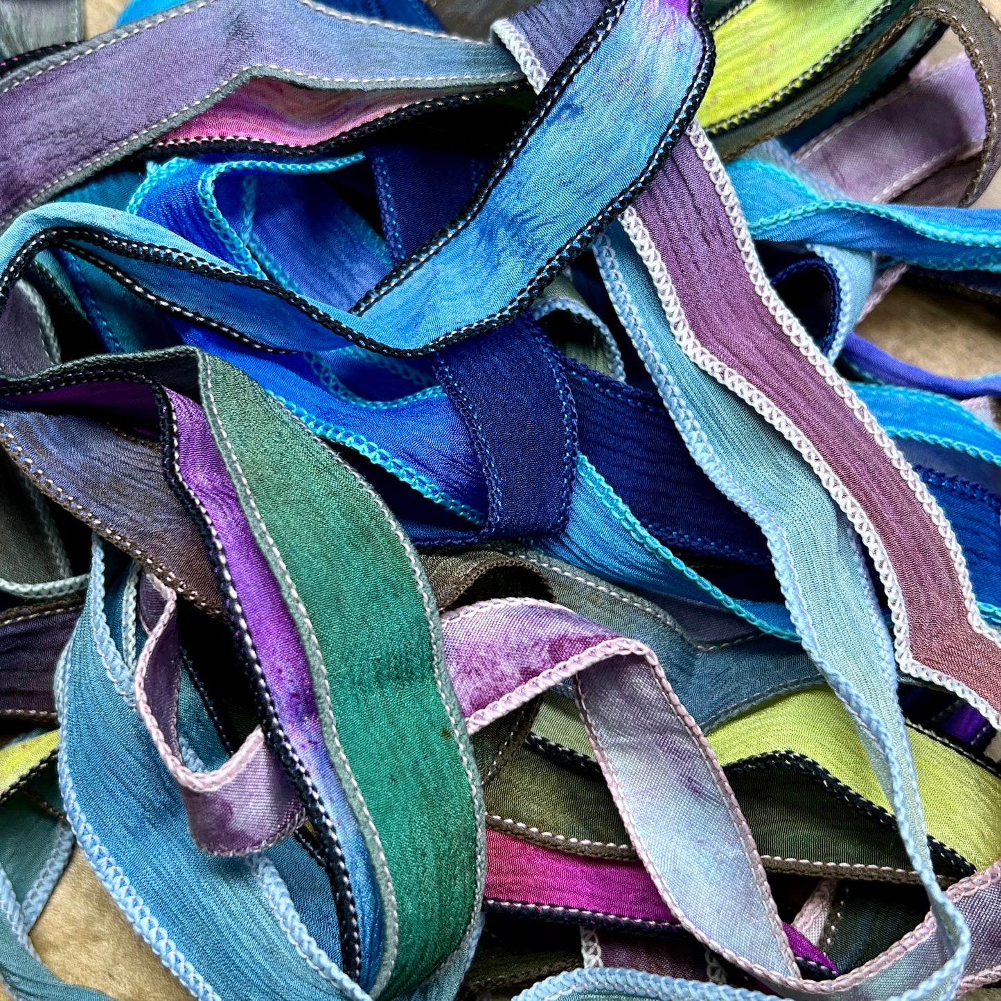 Watercolor Silk Fairy Ribbons