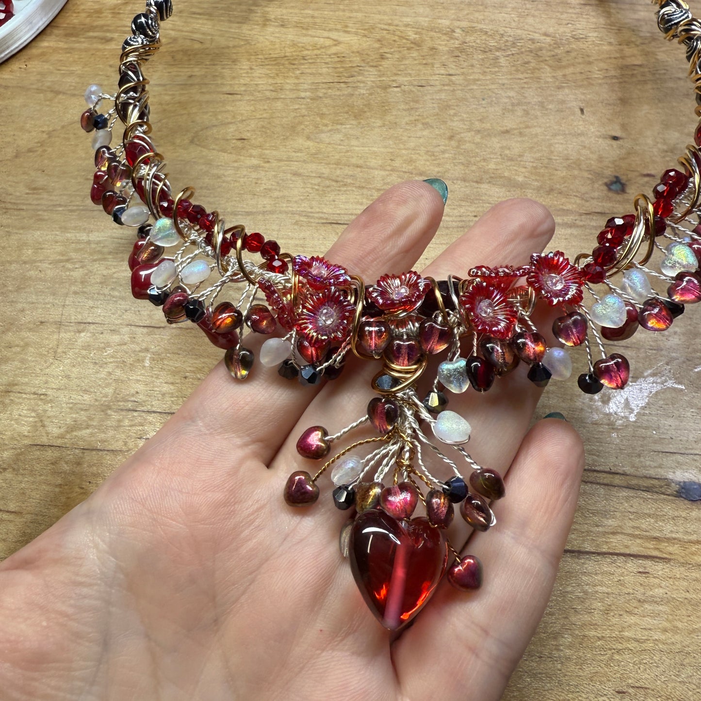 Queen of Hearts necklace