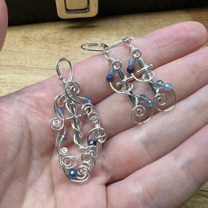 Custom sword pendant & earrings