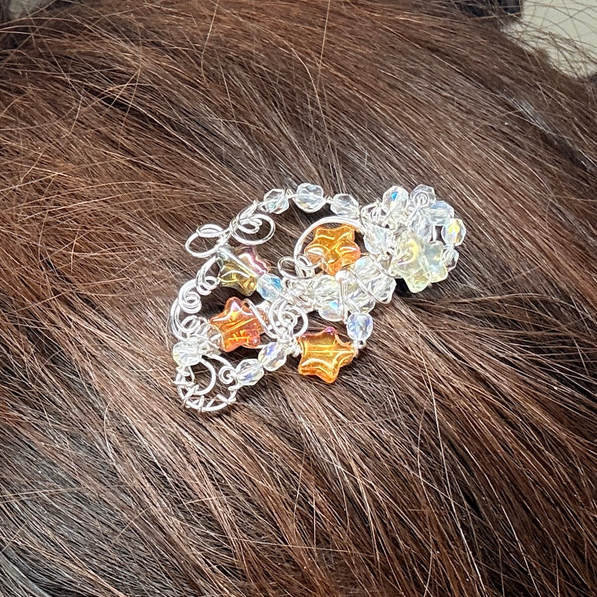 Golden star barrette