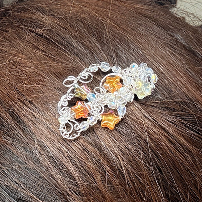 Golden star barrette