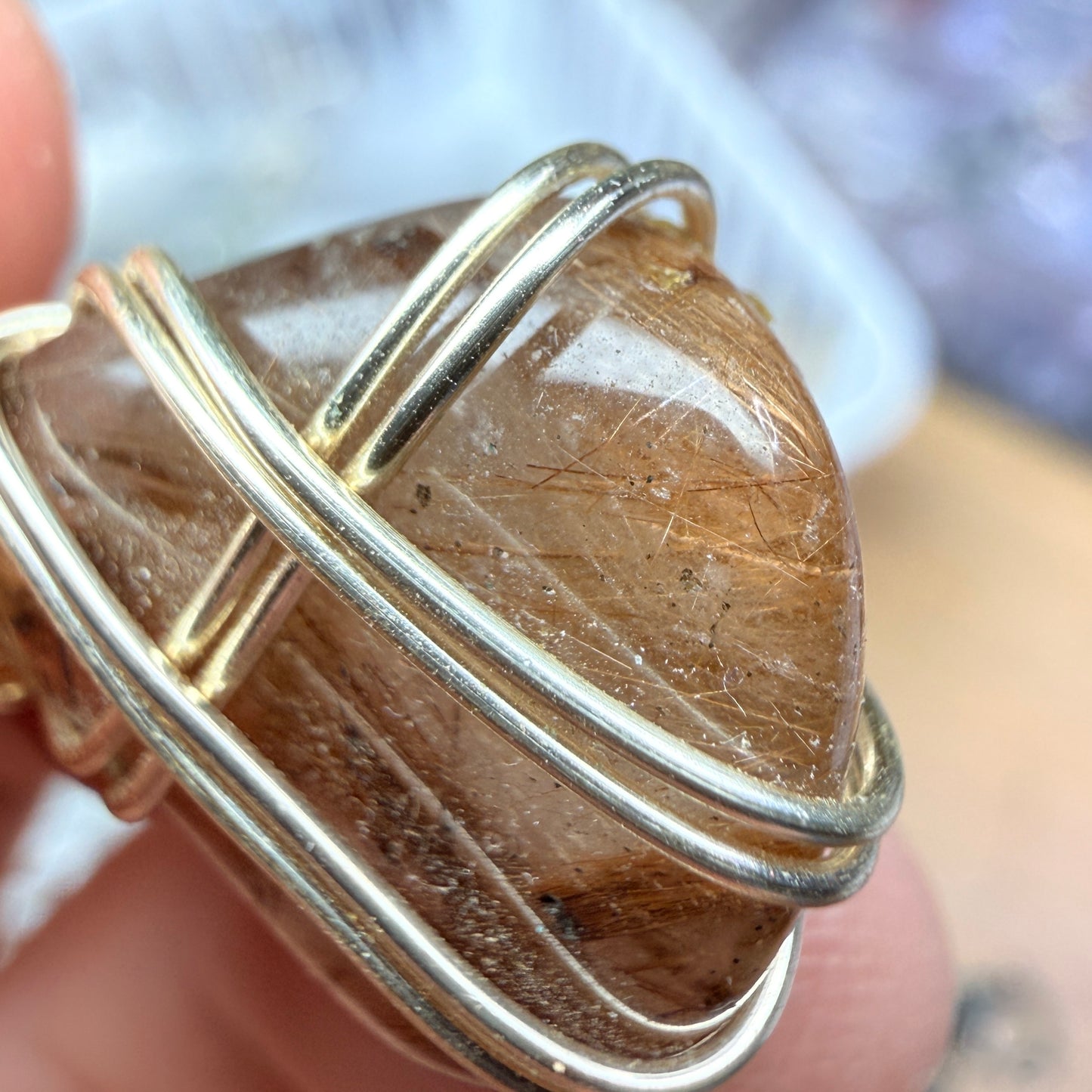 Magpie Rummage Sale - rutile pendant (personal collection)