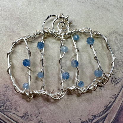 Pumpkin Pendant - kyanite