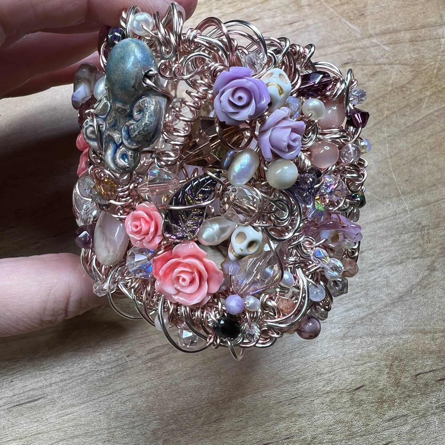 Mermaid Crown cuff bracelet