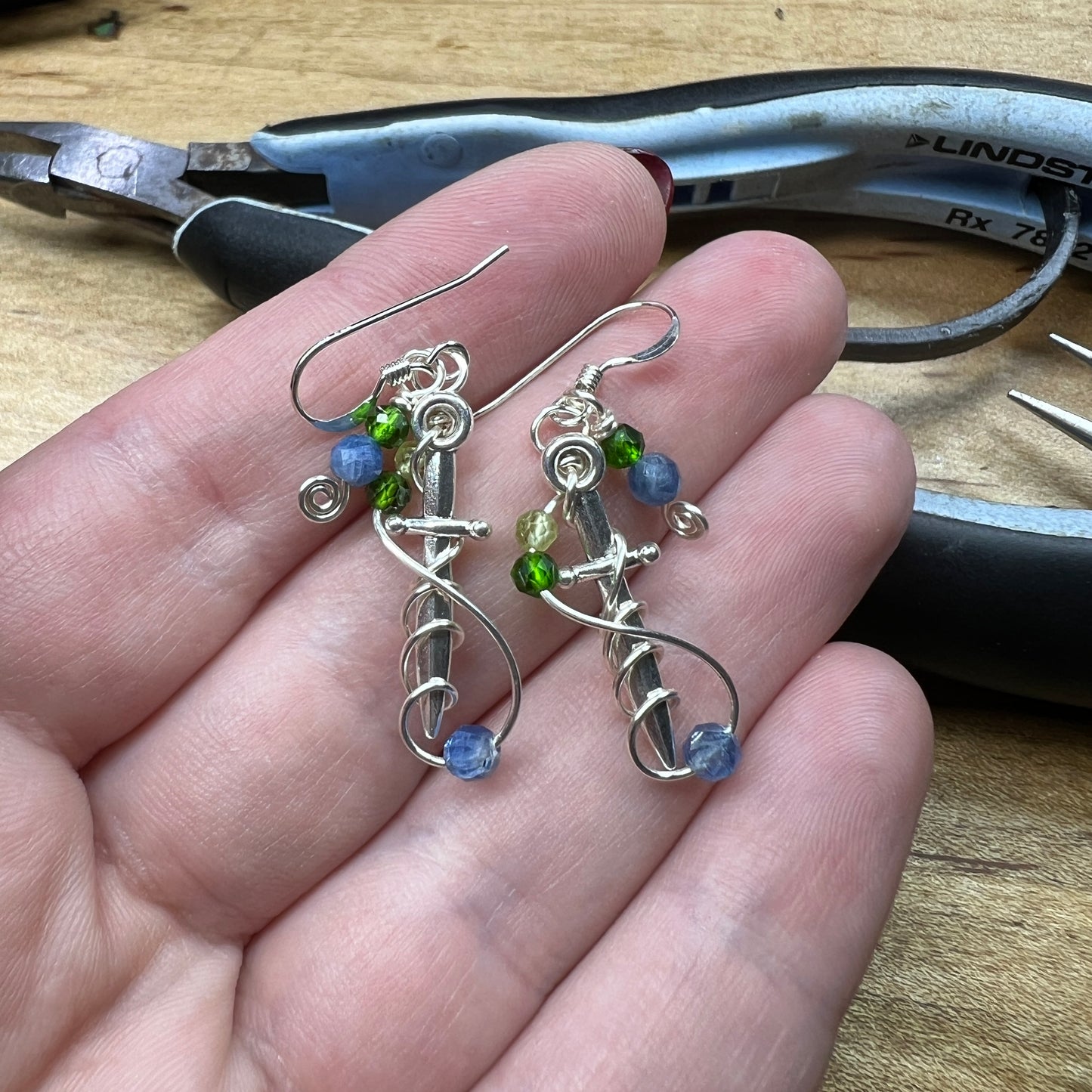 Sword Earrings - Ida