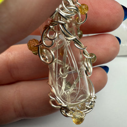 Custom whisker pendant