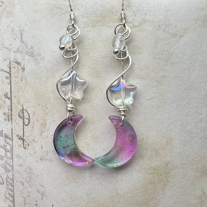 Aurora Moon earrings