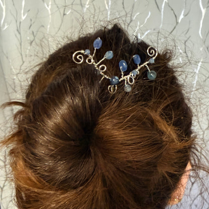 Hair ornament - blue