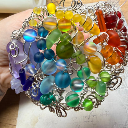 Mermaid Summer - rainbow cuff #3