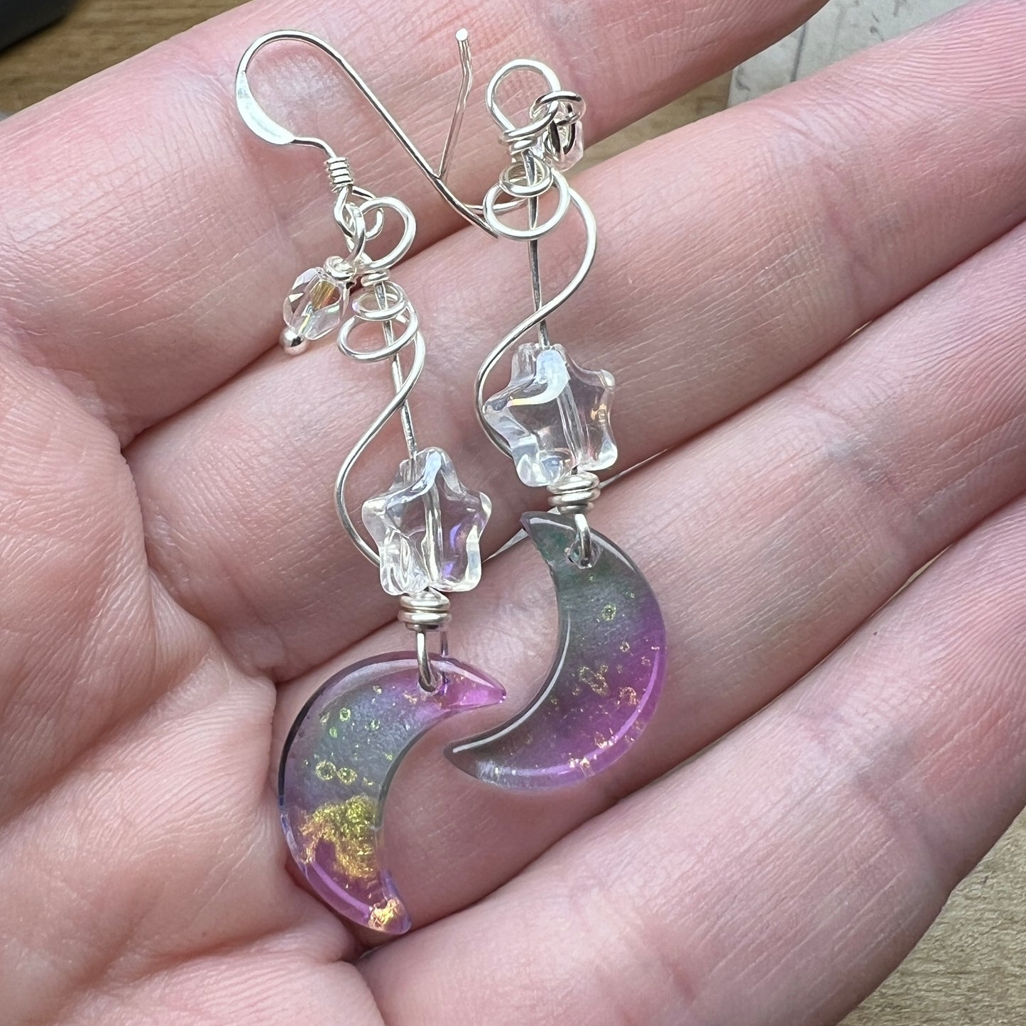 Aurora Moon earrings