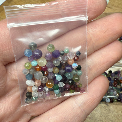 what is this, a scoop for ants? (tiny gemstone bead scoops)
