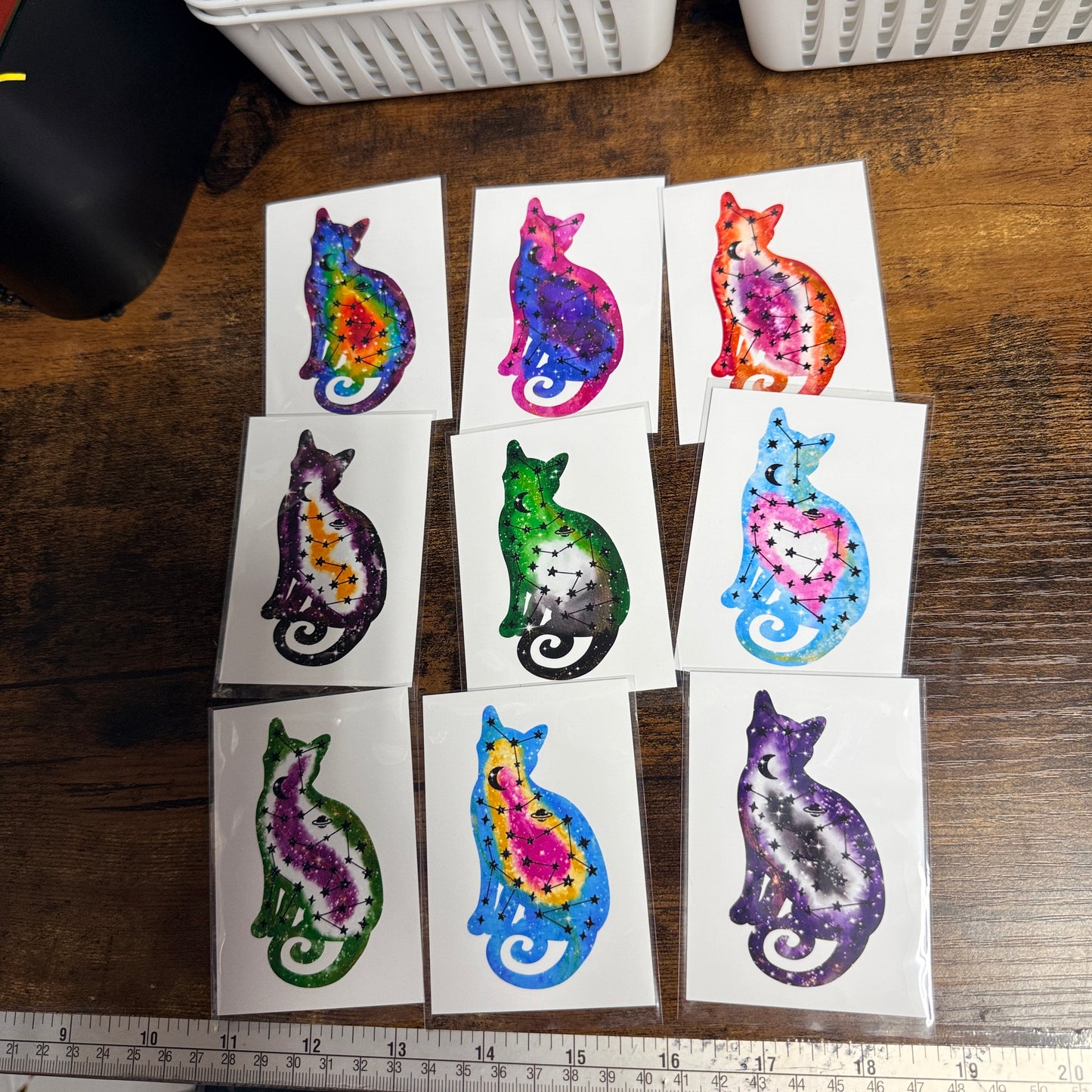 Mini Celestial Kitty Art Prints