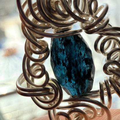 Teal Kyanite pendant #2