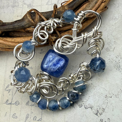 Blue Kyanite pendant #1