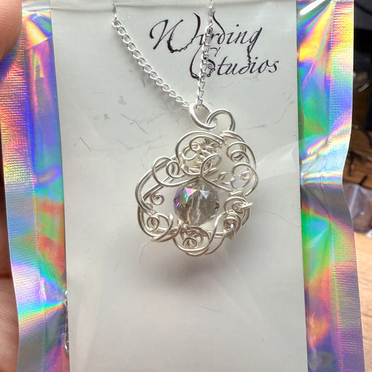 Magpie Rummage Sale - glass pendant