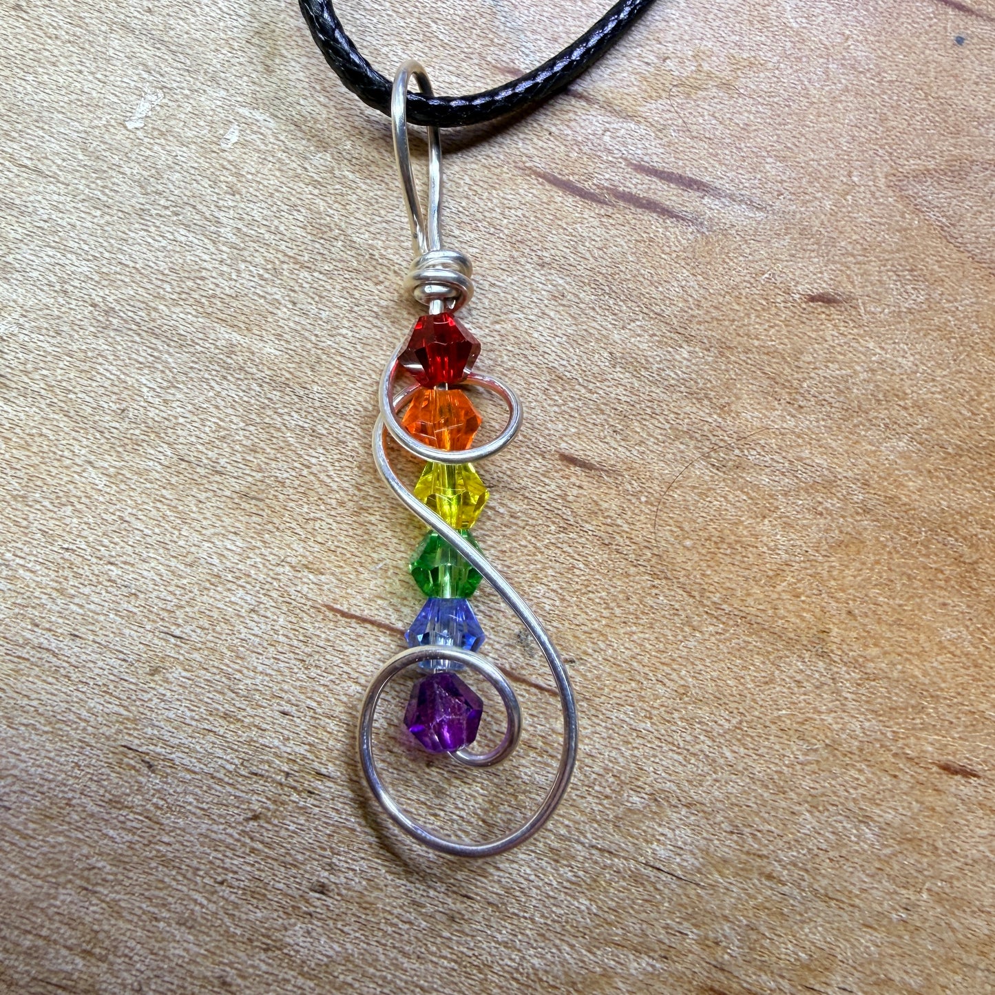 Magpie Rummage Sale - rainbow Pride pendant