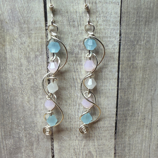 Magpie Rummage Sale - trans Pride earrings
